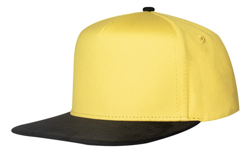 Gorra Lisa Amarillo/negro Roycaps Snapback Amarillo Ajustable