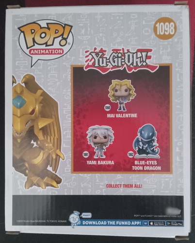 Dragon Alado Ra Oferta Funko Pop 25 Aniv Dañado Yu Gi Oh (Usado)