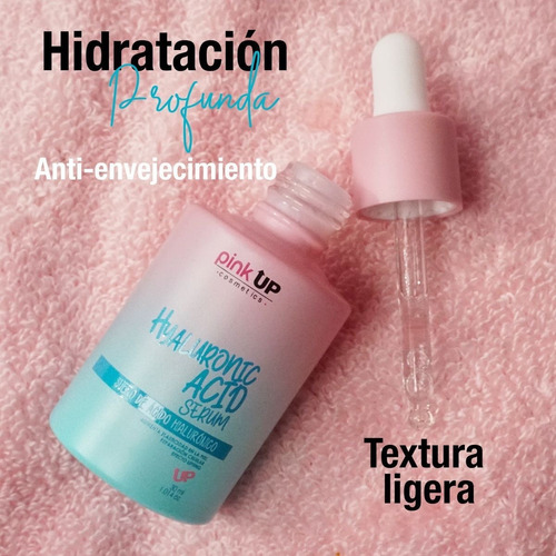 Serum Pink Up Skincare Ácido Hialurónico Para Todo Tipo De Piel De 30ml