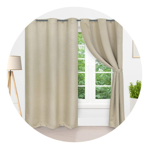 Cortinas Blackout Argolla Antiluz 220x260 Cortinas Modernas