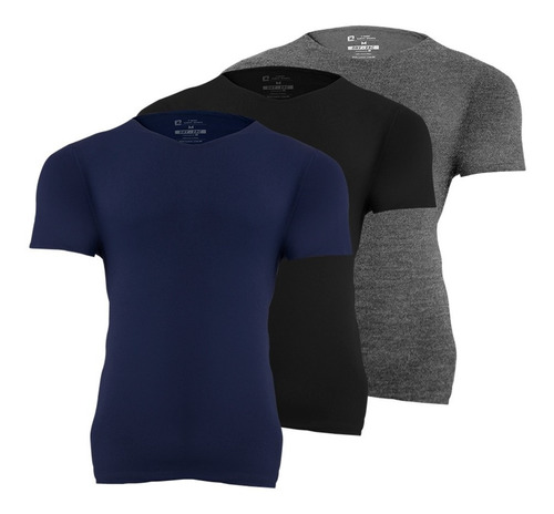 Kit 3 Camisetas Dry Fit Uv Anti Suor Linha Premium By Zaroc