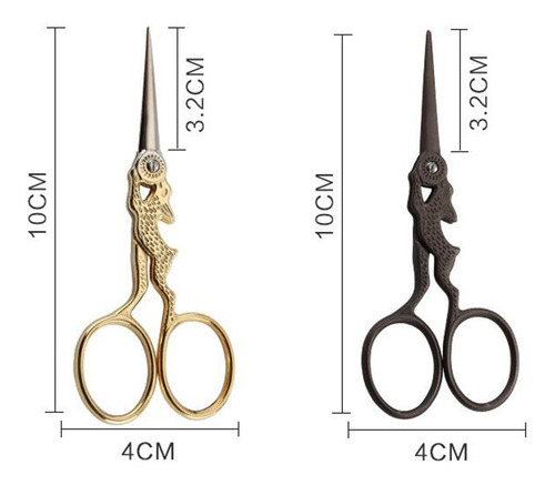 Tijeras De Coser De Estilo Antiguo Cizalla De Bordado