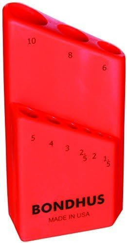 Bondhus  Bondhex Caja Codificada Por Colores Con Capacidad P