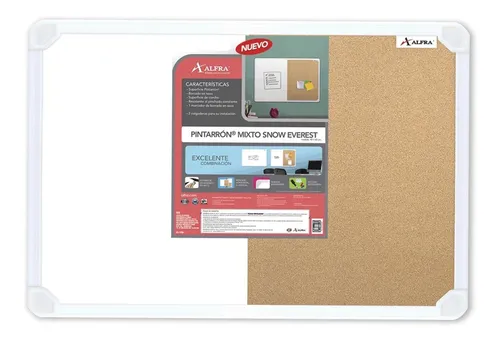 Tablero Pizarra Multifuncional Acrílico Y Corcho 0502062