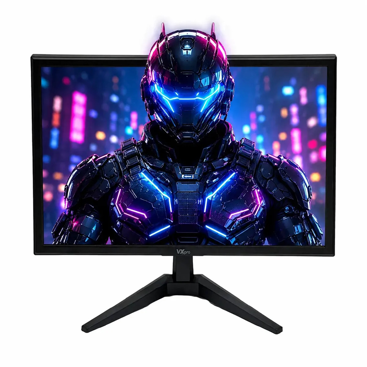 Monitor 75hz Hd Led 19 Polegadas Hdmi E Vga Jogos Trabalho Gamer Escritorio Estudio Pc VX Pro VX190X Com Cabo Hdmi Incluso