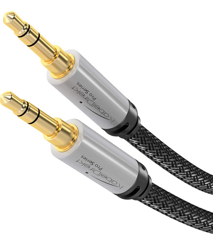 Cable Estéreo Y Cable De Audio De 3,5 Mm De Nylon (4 Pies)
