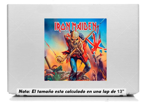 Vinil Sticker Laptop 13 PuLG. Iron Maiden Modld0060