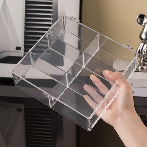 Organizador De Acrílico Transparente De 2 Capas Para