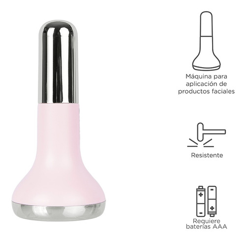 Miniso Maquina Para Aplicación De Productos Faciales Rosa 8x