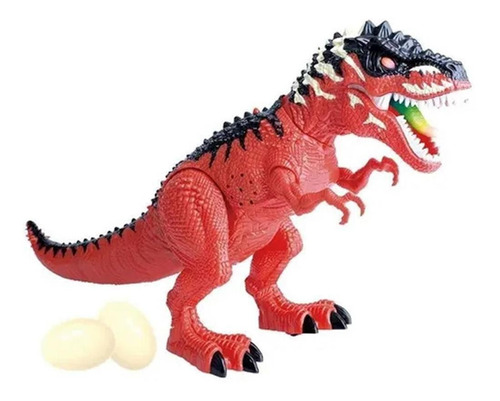 Dinossauro T Rex Bota Ovo Anda Com Som E Projetor De Luz Vm