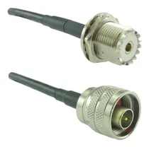 Comprar Cabo Descida 1 Metro Rgc-58 N Macho X Uhf Fêmea Painel So239