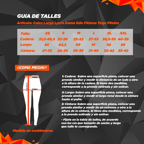 Imagen 5 de 5 de Calza Larga Lycra Dama Gdo Sport Fitness Yoga Pilates