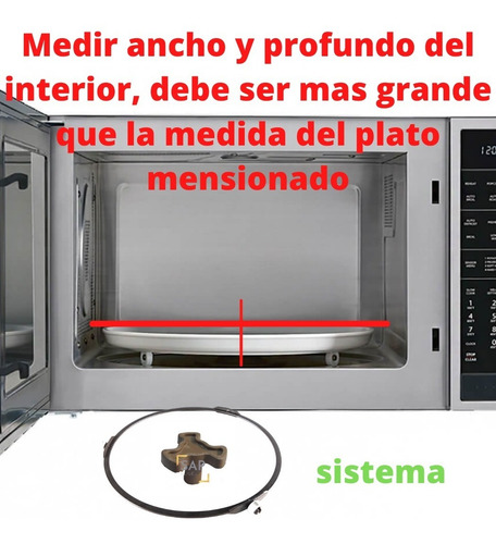 Imagen 2 de 4 de Plato Microndas Encastre Trebol 27cm