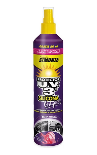 Silicona Brillo En Atomizador Simoniz Protector Uv3 Aromas