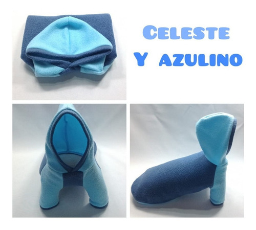 Imagen 7 de 9 de Buzo Abrigo Tapadito Chaleco Polar Salchicha Talle 2, 3 Y 4