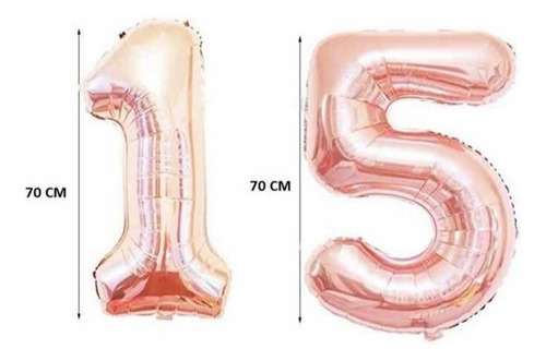 Combo De Globos Cumpleaños Súper Completo Decoración Números