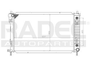 Radiador Chevrolet Equinox V6 3.4/3.6 2006-2007-2008-2009