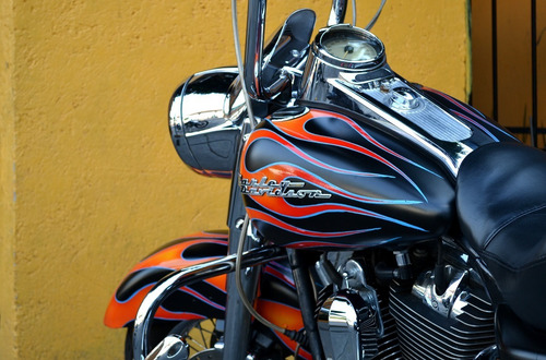 Imagen 9 de 15 de Impresionante Harley Road King Custom 1584 Muy Llamativa