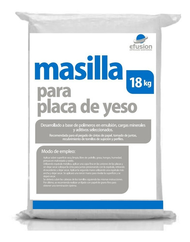 Masilla Para Yeso 18kg-my18000-renová Tu Casa