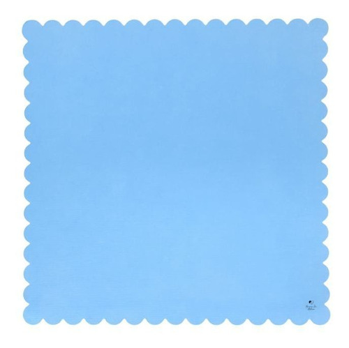 Papel Especial Para Scrapbook Azul Claro 220grs 6 Folhas