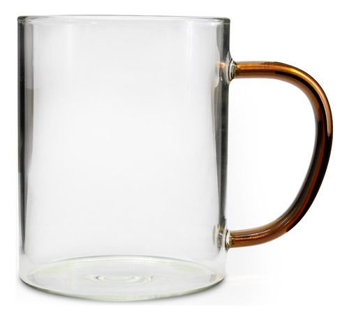 Jarro Mug Kaphi Brown De Vidrio 450 Ml