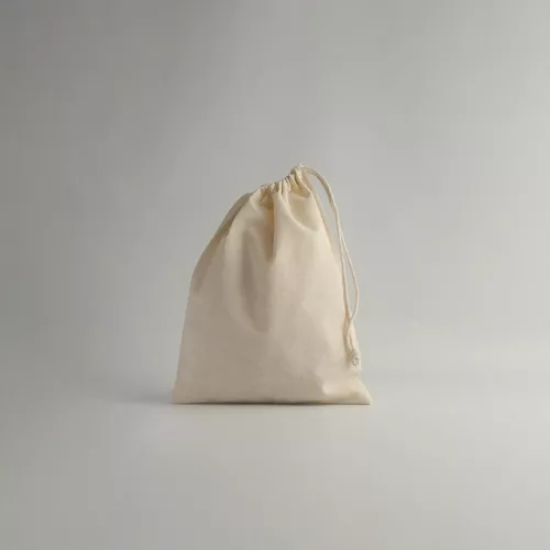 Bolsa tela algodón crudo 27,5x30cm