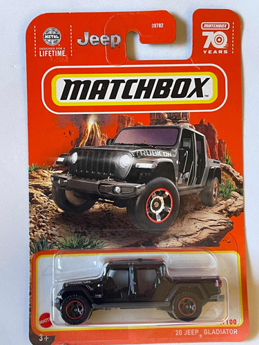 Matchbox 1/64 Jeep Gladiator 2020 Edición 70 Años