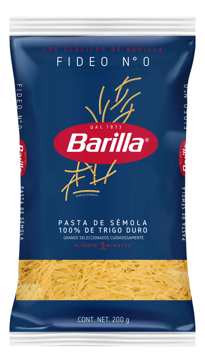 Sopa De Fideo N°0 200 Grs Barilla