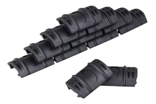 Imagen 5 de 5 de Gomas Esteticas Cubre Riel Picatinny Airsoft M4 Ak 20mm