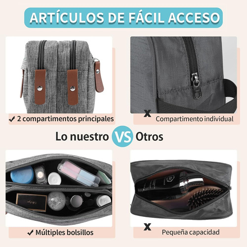Neceser Hombre Maquillaje Neceser Viaje Resistente Al Agua