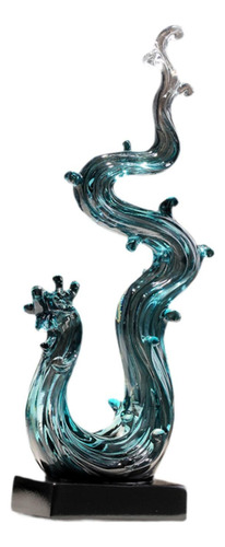 Estatua De Dragón, Escultura Animal, Estatuilla De Azul