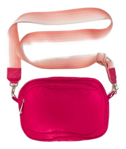 Cartera bandolera Chris Design Bolso cartera morral color rosa