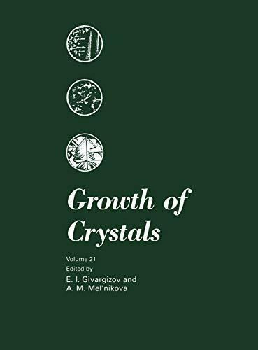 Growth Of Crystals: 21 (libro En Inglés)