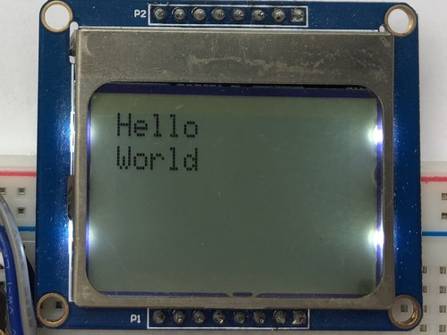 Display Lcd Grafico Nokia 5110/3310, Spi - Arduino, Pic, Avr