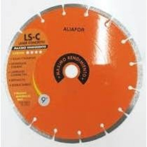 Disco Diamantado Aliafor 9  Laser Concreto Ls-c