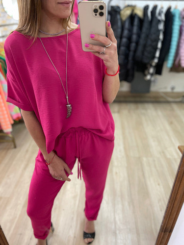 Conjunto Pantalon + Remera Colores The Big Shop