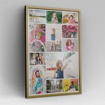 Comprar Cuadro Collage Con Tus Fotos 40x30 Cm C\u002F Vidrio