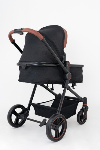 Carrinho De Bebê Ivy Black Berço-passeio E Moisés Galzerano Preto Preto