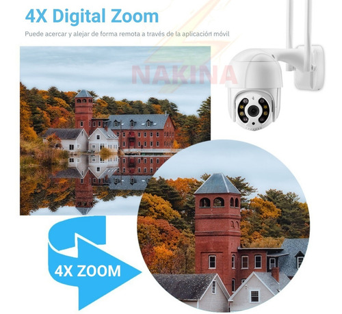 Imagen 3 de 10 de Combo 2 Cámara Ptz Robótica Ip Wifi 2mp 1080hd Exterior 360°