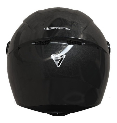 Casco Moto Vertigo V50 Monochrome Negro Brillante L