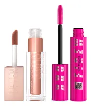 Comprar Set Maybelline Mascara Firework + Brillo Lifter Gloss Color Firework Y Gloss Stone