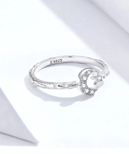 Anillo Luna Estrella Ajustable Plata Certificada + Regalo