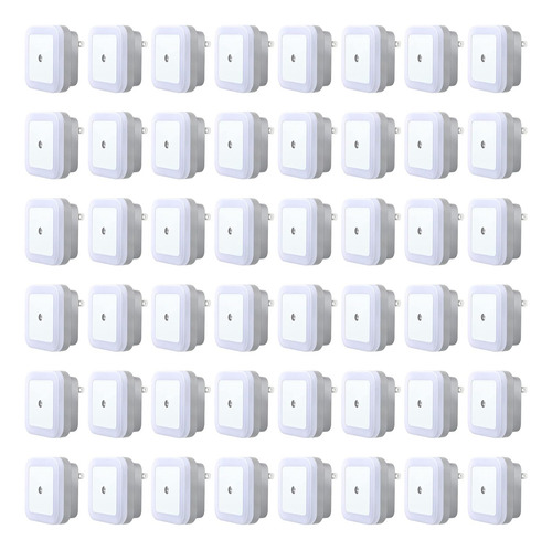 48 Pack Luces Led Nocturnas Con Enchufe A La Pared Sensor I