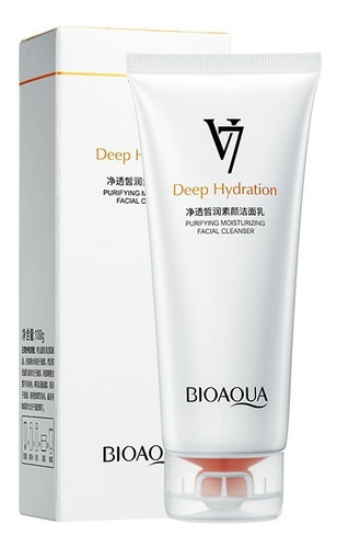 Limpiador Facial V7 Deep Hydration Bioaqua Blanquea 100g Tipo De Piel Todo Tipo De Piel