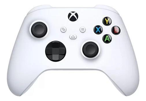 Controle Sem Fio Xbox Robot White - Series X, S Preto