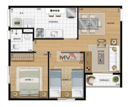 Imagem 30 de 30 de Apartamento Com 2 Dormitórios À Venda, Ambience Ii, Jardim Mirian 50 M² Por R$ 280.000 - Jardim Myrian Moreira Da Costa - Campinas/sp - Ap6117