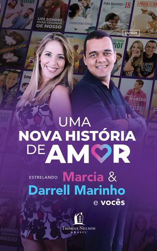 Uma nova história de amor, de Marinho, Marcia. Vida Melhor Editora S.A, capa dura em português, 2020