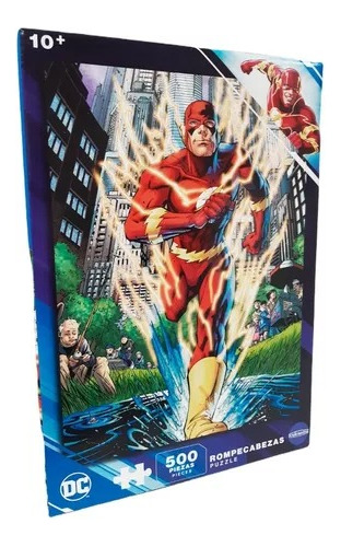 Imagen 2 de 4 de Rompecabezas Flash Puzzle Dc 500 Piezas Vulcanita Playking