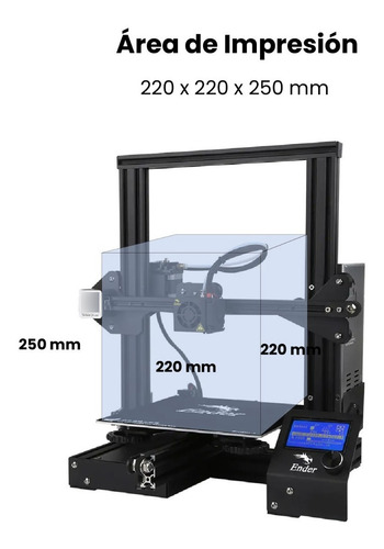 Creality 3D Ender-3 - 100V/265V - Black