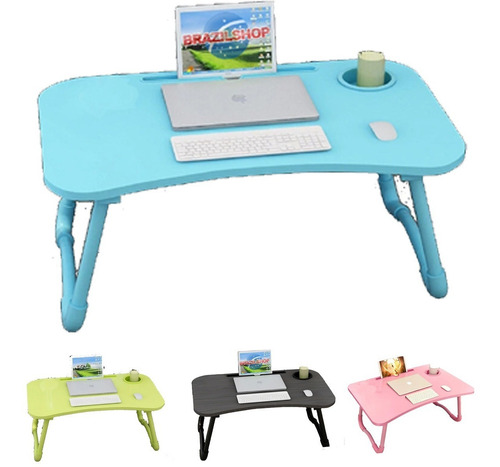 Imagem 1 de 3 de Mesa Portátil Multiuso Homeoffice Computador Mesinha Lanche